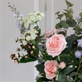Faux Rose & Larkspur in Bouquet Vase alternative image
