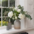 Luxury White Faux Hydrangea & Eucalyptus Bouquet alternative image