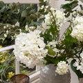 Luxury White Faux Hydrangea & Eucalyptus Bouquet alternative image