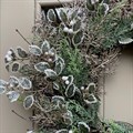 Faux Sparkle Holly Wreath alternative image