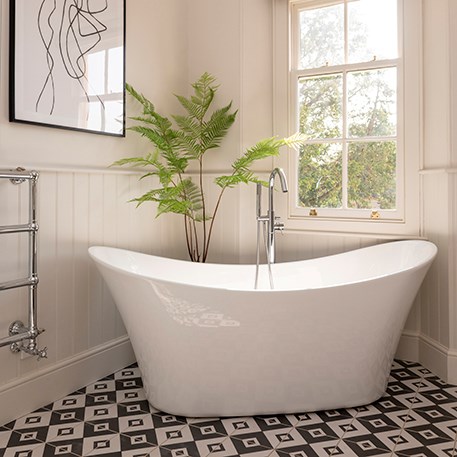artificial plants and trees in bathtub