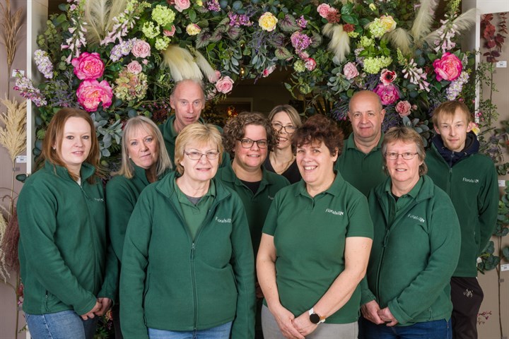 photo of Floralsilk warehouse staff