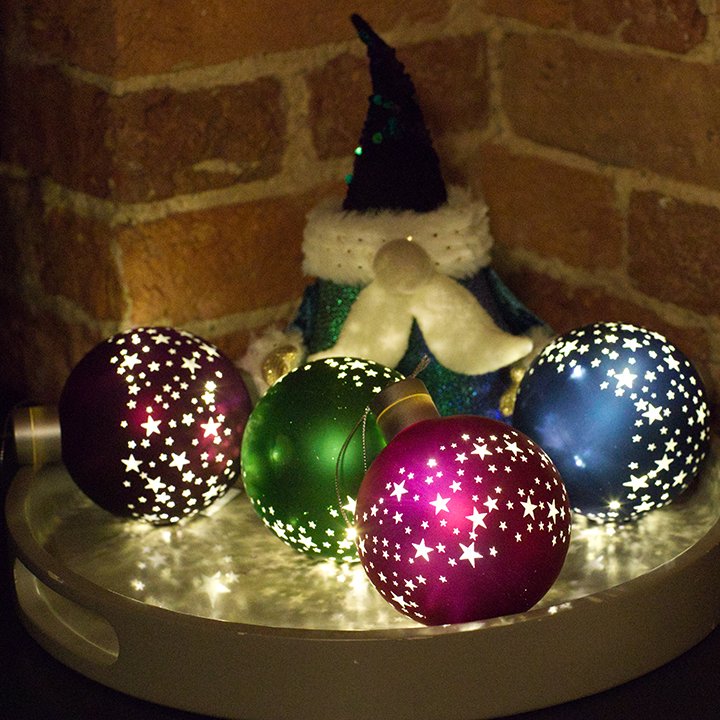 christmas LED ornaments and lights