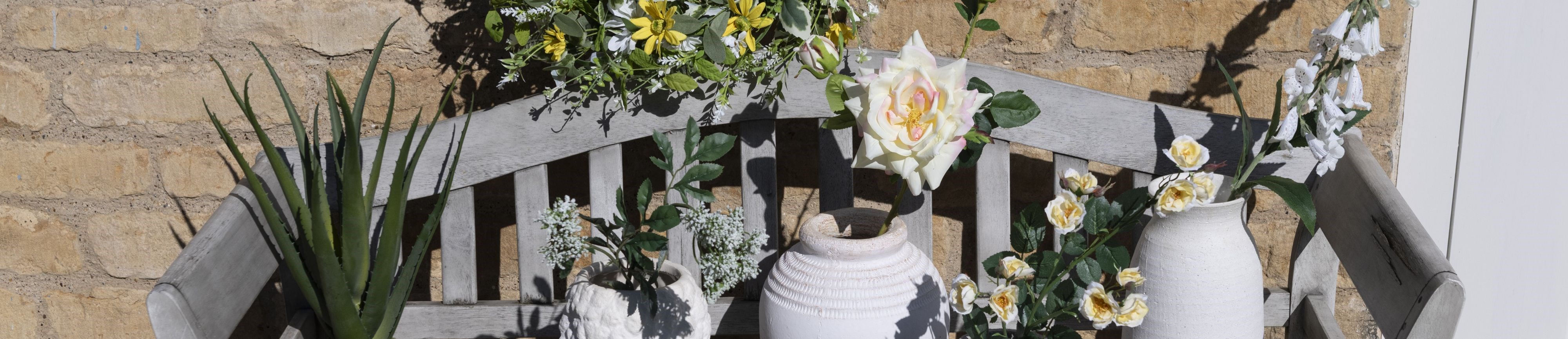 New In Artificial Flowers & Home Décor