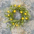 Faux Lemon Foliage Wreath alternative image