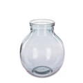 Recycled Bubble Vase Blue 25cm alternative image