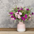 Two-Tone Ceramic Vase Pink 20cm alternative image