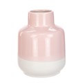 Two-Tone Ceramic Vase Pink 20cm alternative image