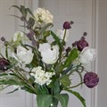 Faux Tulip & Artichoke in Vase alternative image