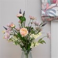 Faux Ranunculus & Hellebore in Vase alternative image