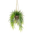 Hanging Potted Faux Fern alternative image