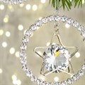 Set of 3 Crystal Ring & Star Hangers alternative image