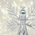 Silver Angel Tree Topper alternative image
