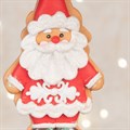 Set of 3 Gingerbread Santa Resin Hangers alternative image