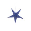 Set of 3 Small 3D Paper Stars Blue alternative image
