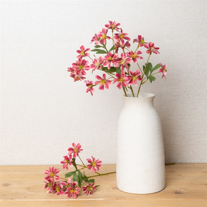 Faux Balkan Anemone Dark Pink