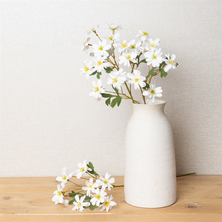 Faux Balkan Anemone White