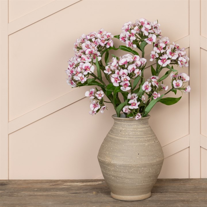 ECO Faux Sweet William White Pink