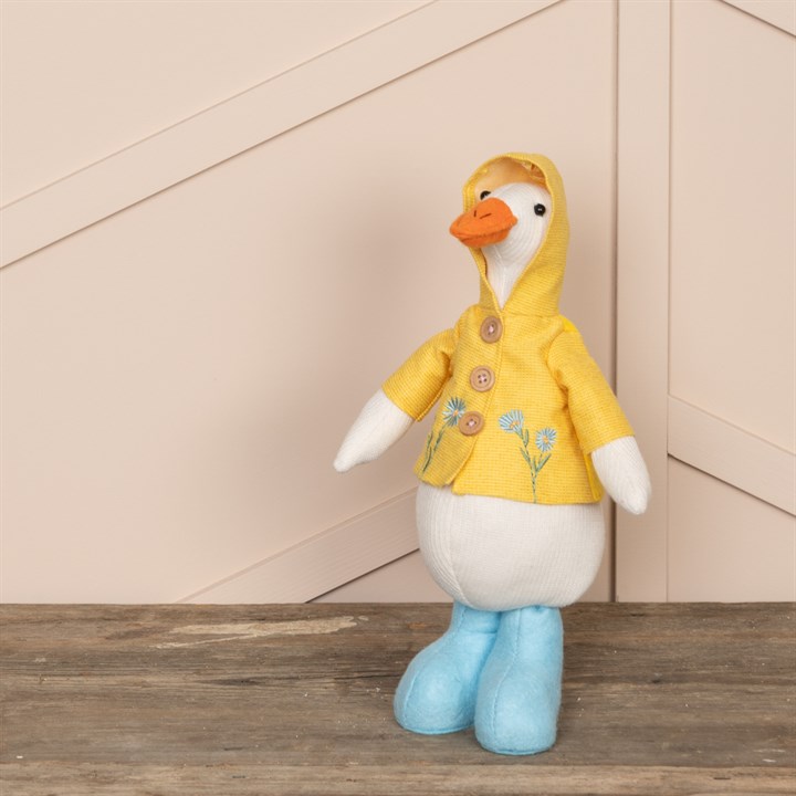 Duck in Yellow Spring Coat