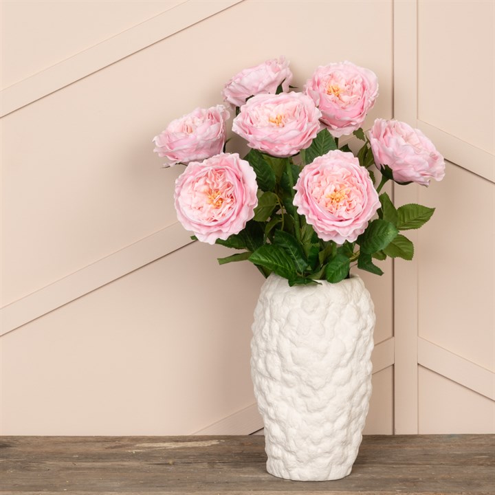 Faux Rose Stem Light Pink