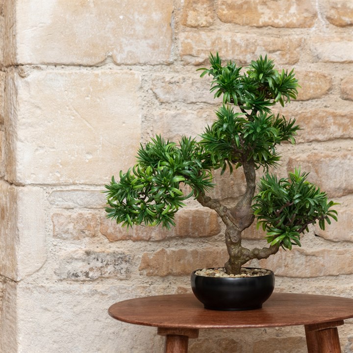 Artificial Buddhist Pine Bonsai Tree 43cm