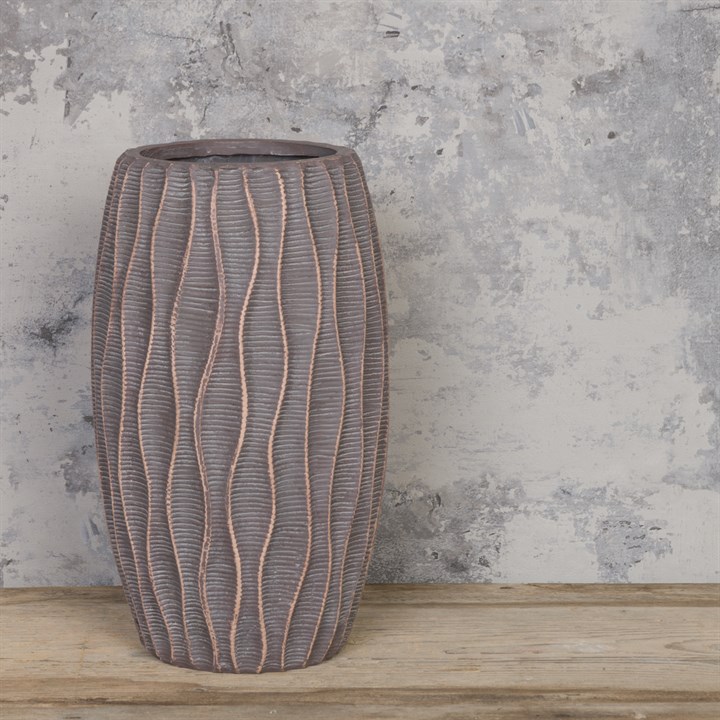 Wavy Textured Vase