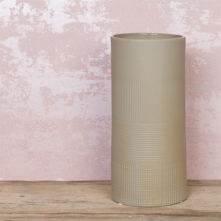 Textured Cylinder Vase Large
