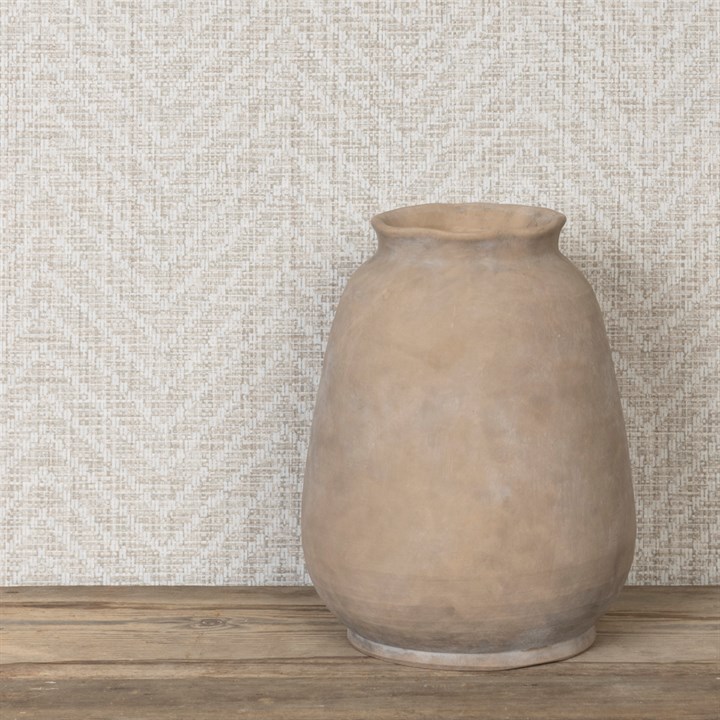 Isla Natural Ceramic Vase 28cm