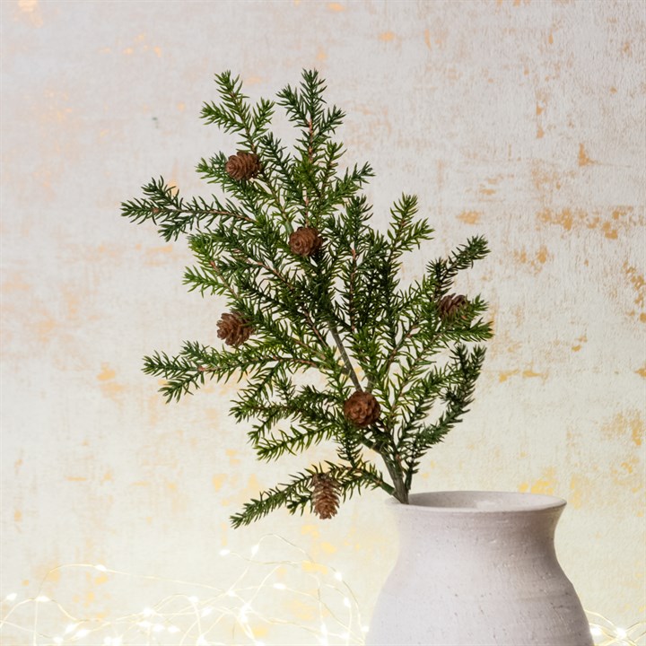 Faux Fine Pine with Pinecones