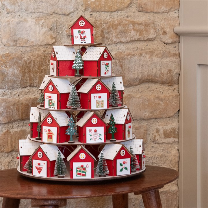 Light Up Wooden Advent Calendar
