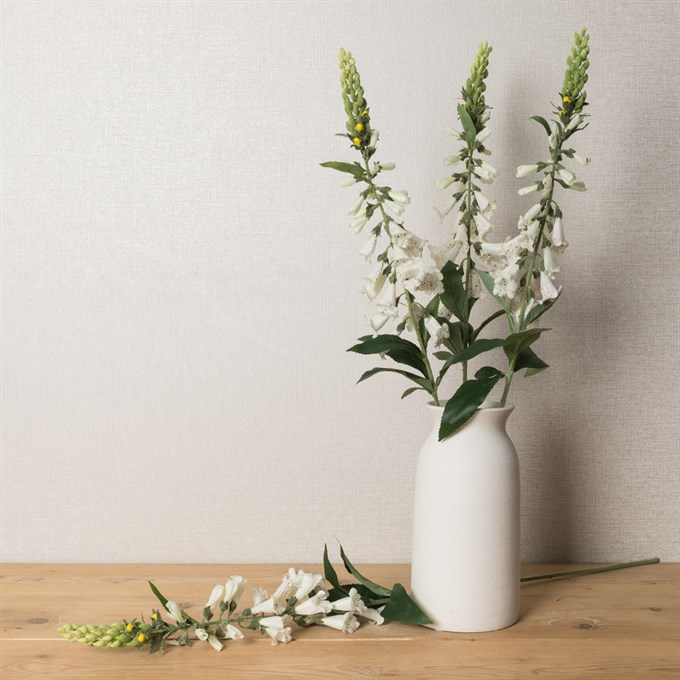 Faux Foxglove Stem White