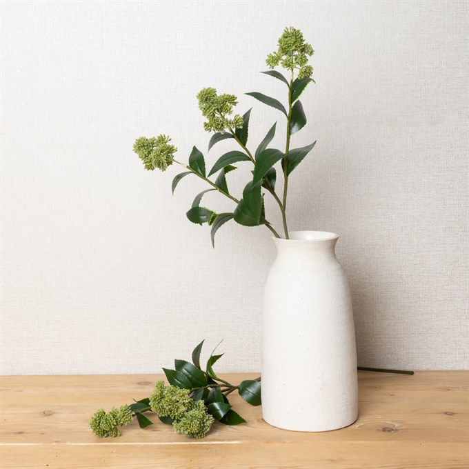 Faux Skimmia Spray Green