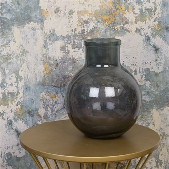 Recycled Bubble Vase Grey 31cm