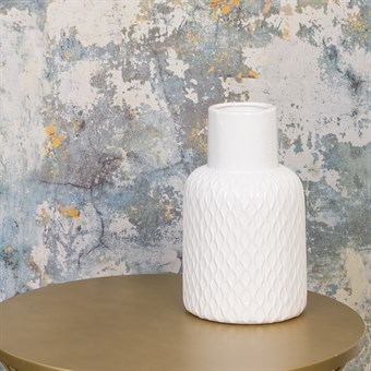 Geometric Ceramic Vase 25cm