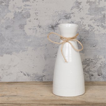 Ripple Ceramic Vase 18cm