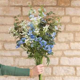 Blue Faux Delphinium Bouquet