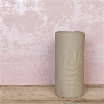 Textured Cylinder Vase 24cm