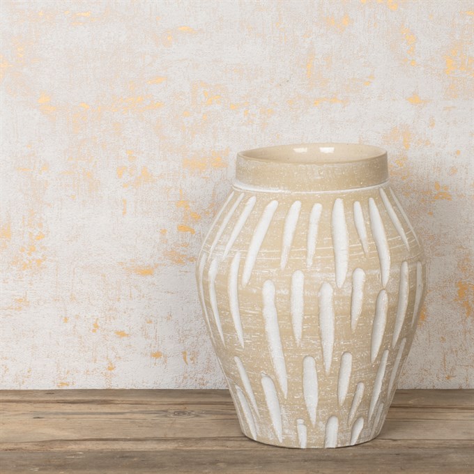 Luca Textured Ceramic Vase 29cm