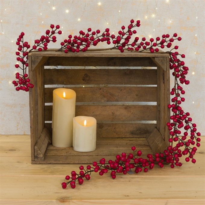 Faux Winter Berry Garland