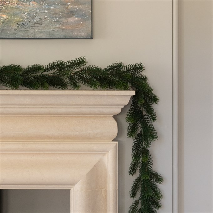 Faux Bayberry Pine Garland