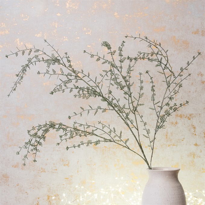 Faux Frosted Seed Stem
