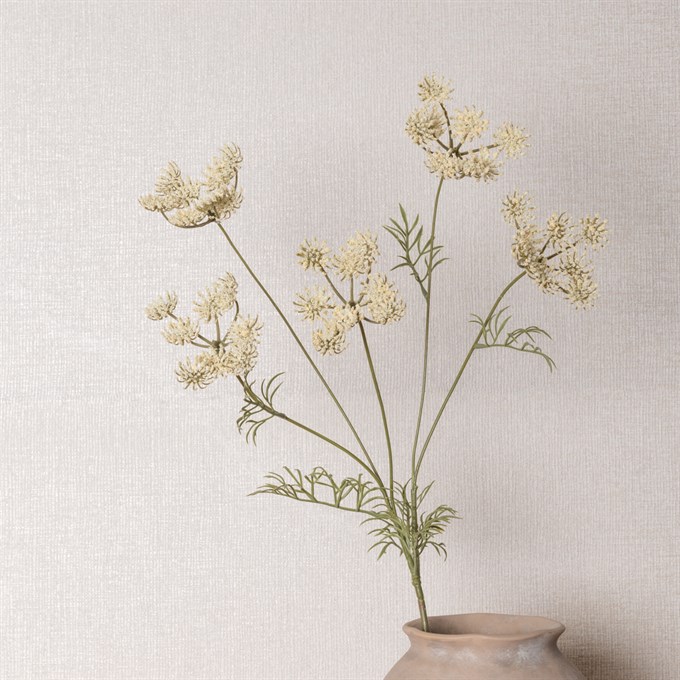 Faux Autumn Queen Anne's Lace, Ivory