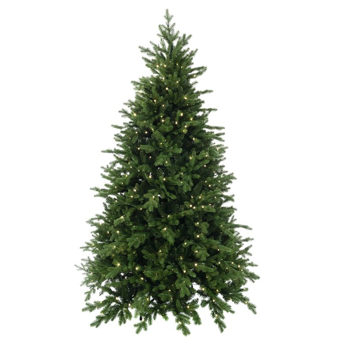 7ft Pre-Lit Burghley Artificial Christmas Tree