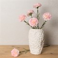 3 Faux Carnation Stems Light Pink