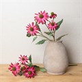Faux Echinacea Dark Pink