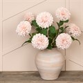 Faux Pom Pom Dahlia Light Pink
