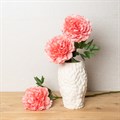 Faux Blush Peony Coral