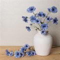 Faux Butterfly Ranunculus Blue