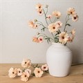 Faux Butterfly Ranunculus Peach