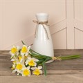 White Narcissus Petite Faux Flower Bouquet